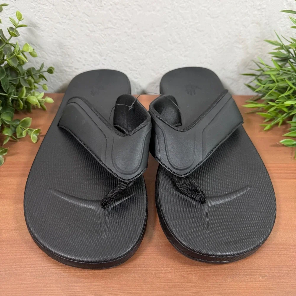 Body Glove Mens BGFF-M-75A Black Comfort Thong Sandals Size 11
